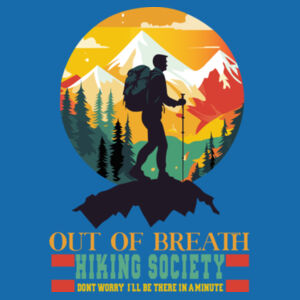 Breathe Out - Adult Heavy Cotton 5.3 oz. T-Shirt Design